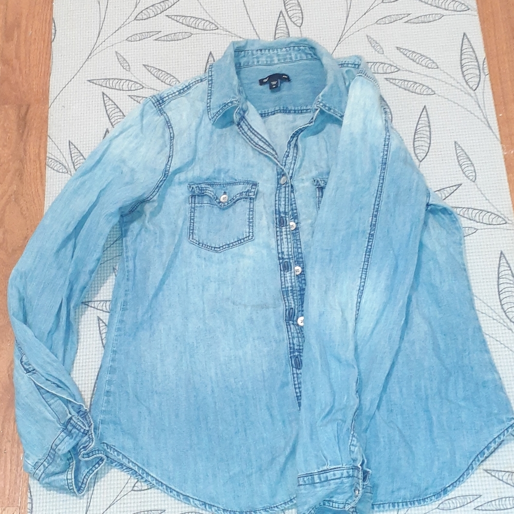 Long sleeve Jean shirt